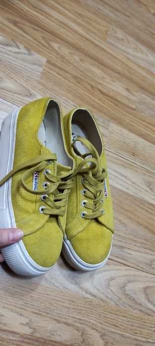 Кецове SUPERGA цвят горчица