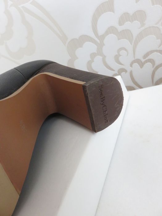 Кожени боти/ботуши See By Chloe, 38,5 - 39