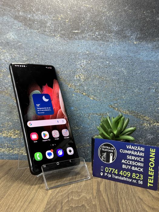 Samsung galaxy s21 ultra/128gb/2 Ani Garantie Centrul de Telefoane/rat