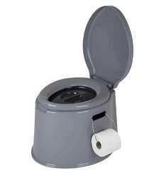 Toaleta portabila Bo-Camp, 7 litri, Gri