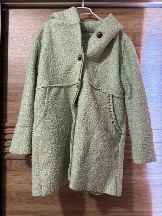 Ръчно рисувано палто от алпака