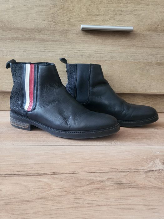 Оргинални боти Tommy Hilfiger от естествена кожа