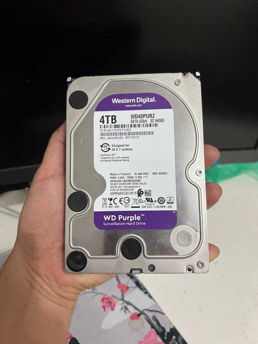 жесткий диск WD Purple 4TB (4000GB)