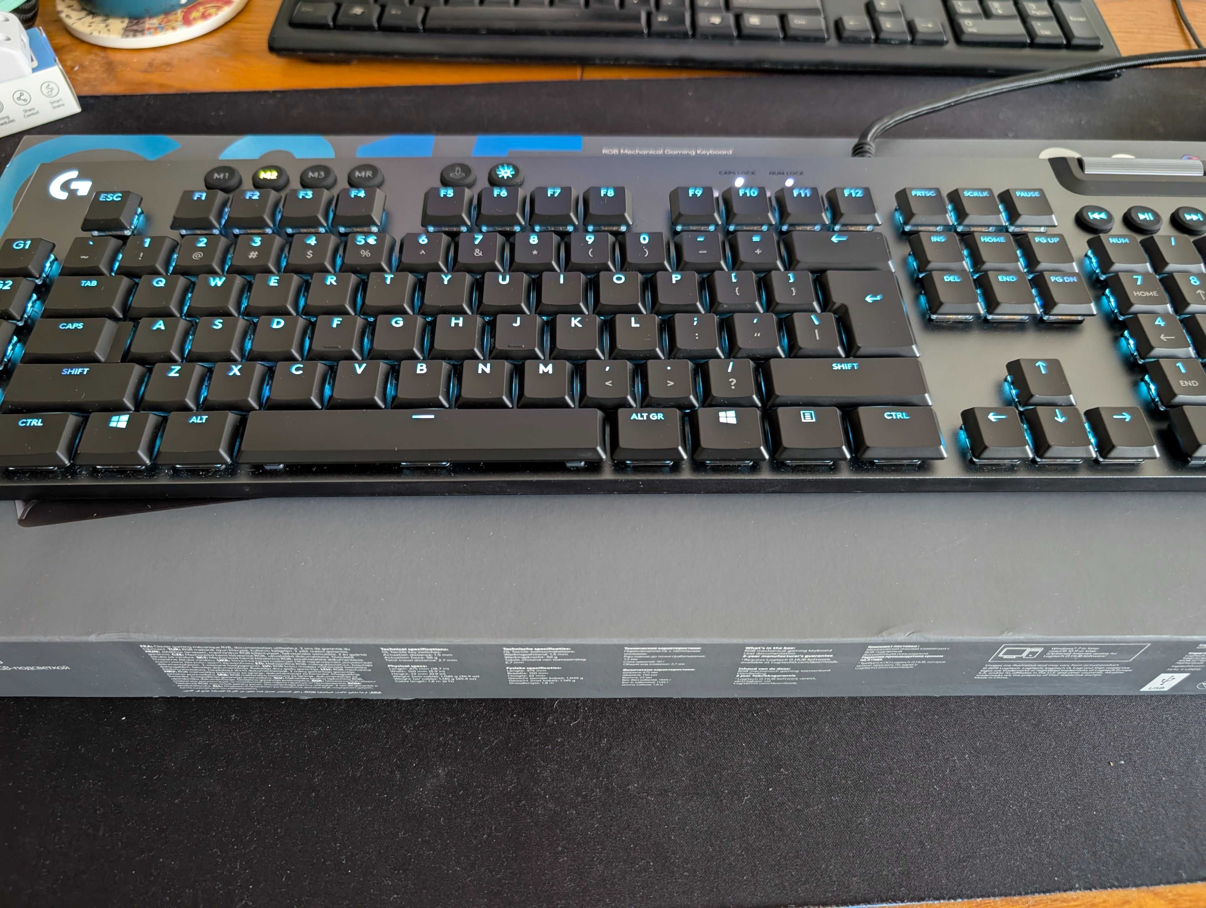 Геймърска механична клавиатура Logitech G815 Tactile нископрофилна
