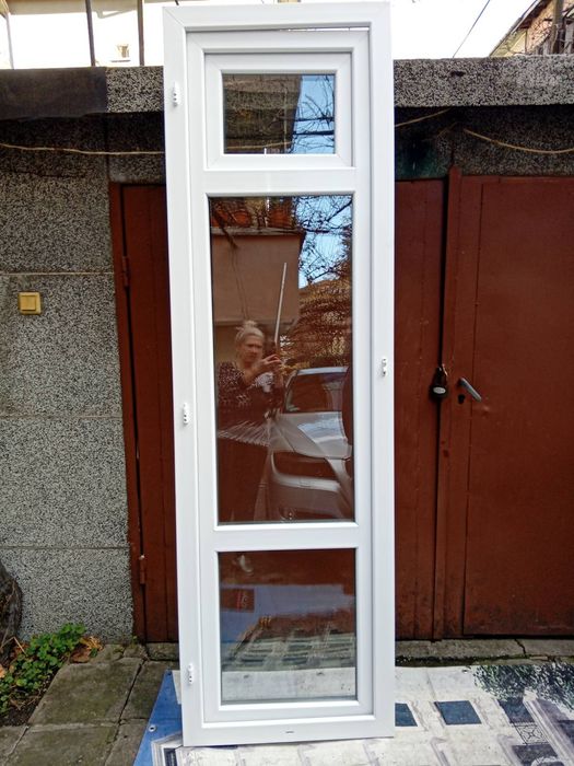 Врата за тераса с рамка и комарник