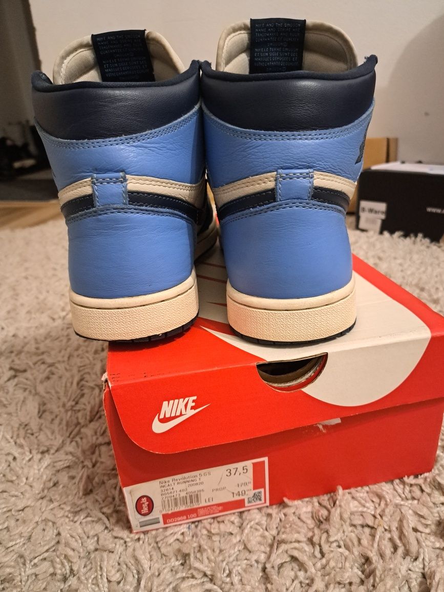 Jordan 1 Obsidian 42