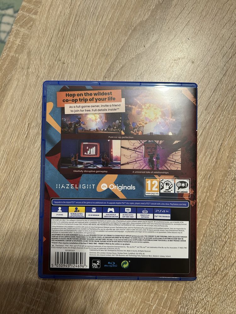 It takes two ps4