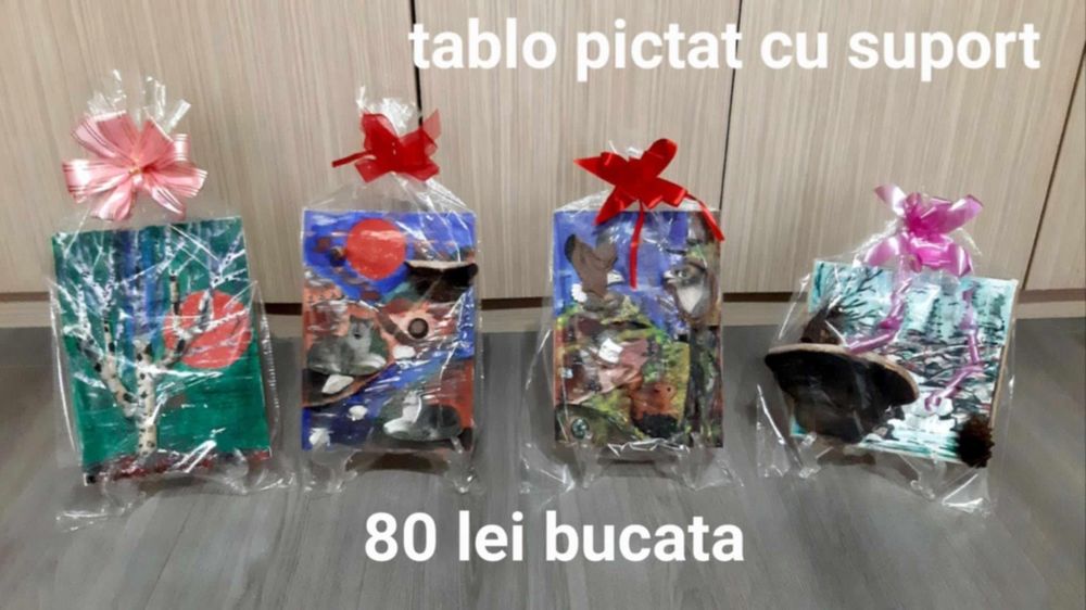 Tablouri pictate pe pânză cu suport