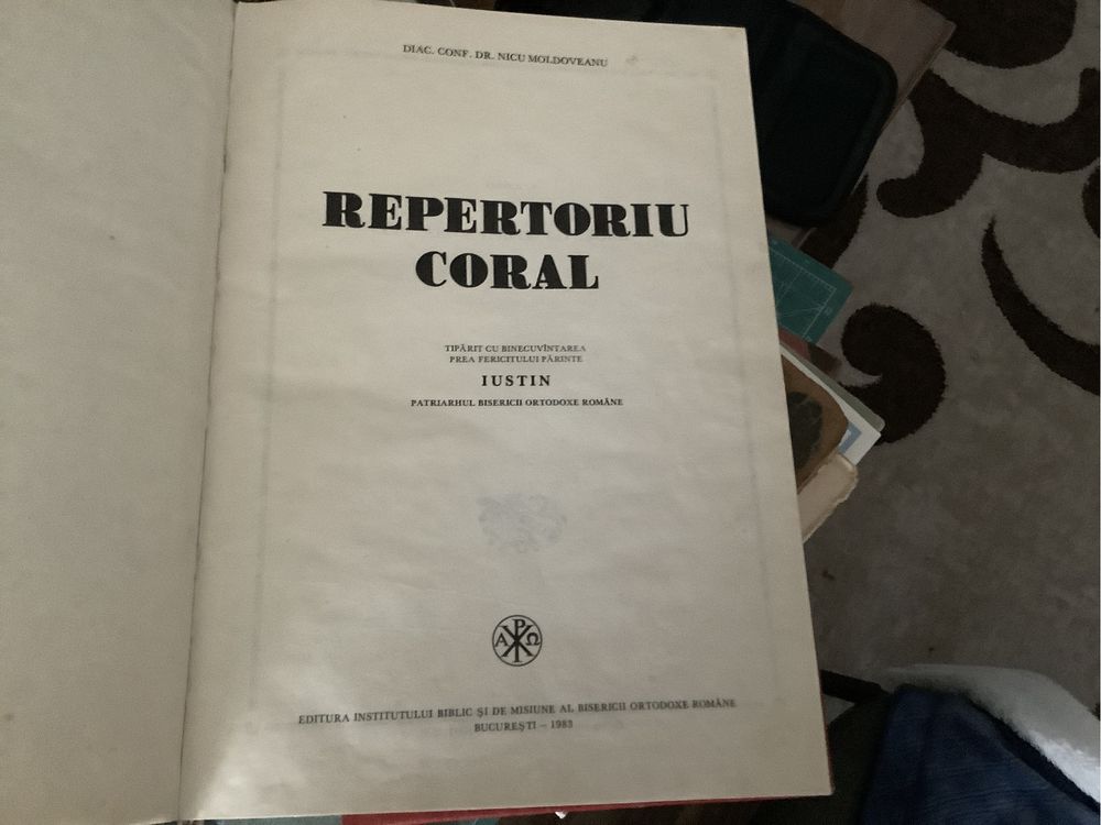 Carte veche - Repertoriu coral bisericesc
