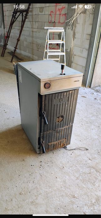 Centrala pe conbustil solid 6 elemnti din fonta