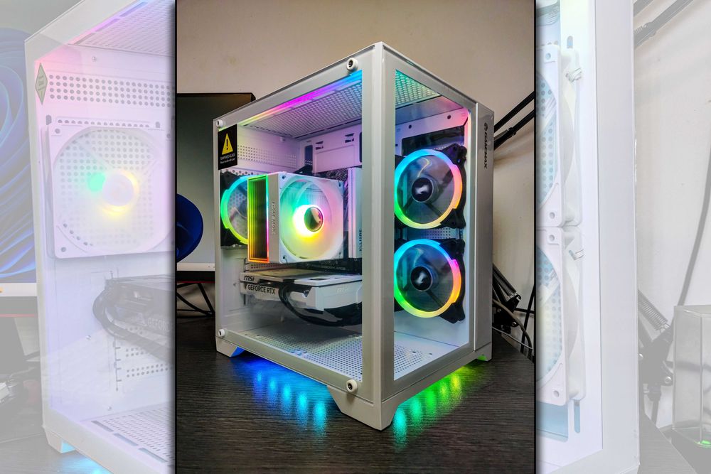Нов! Ryzen 7 5700X, RTX 5060, 32GB RAM, 1TB SSD Nvme