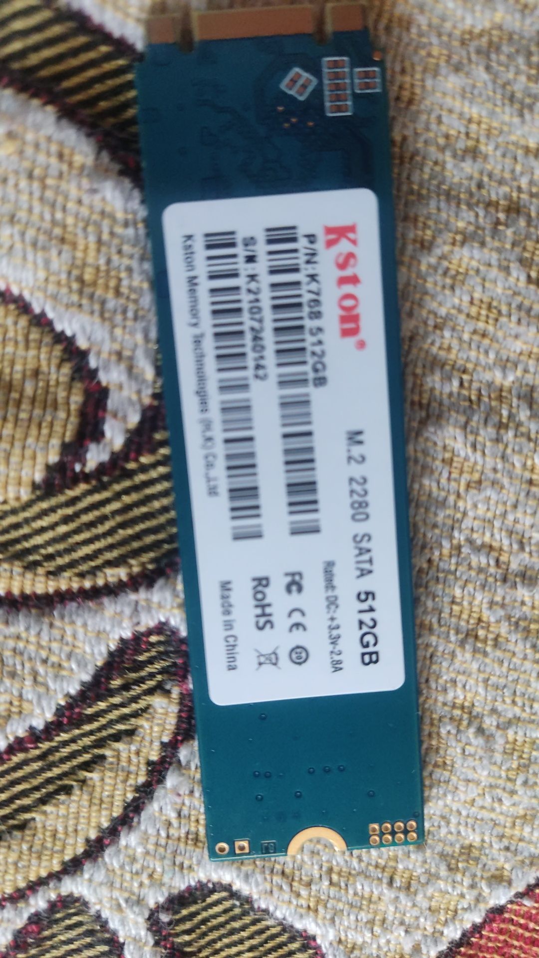 Срочно продам SSD m2 диск 512gb