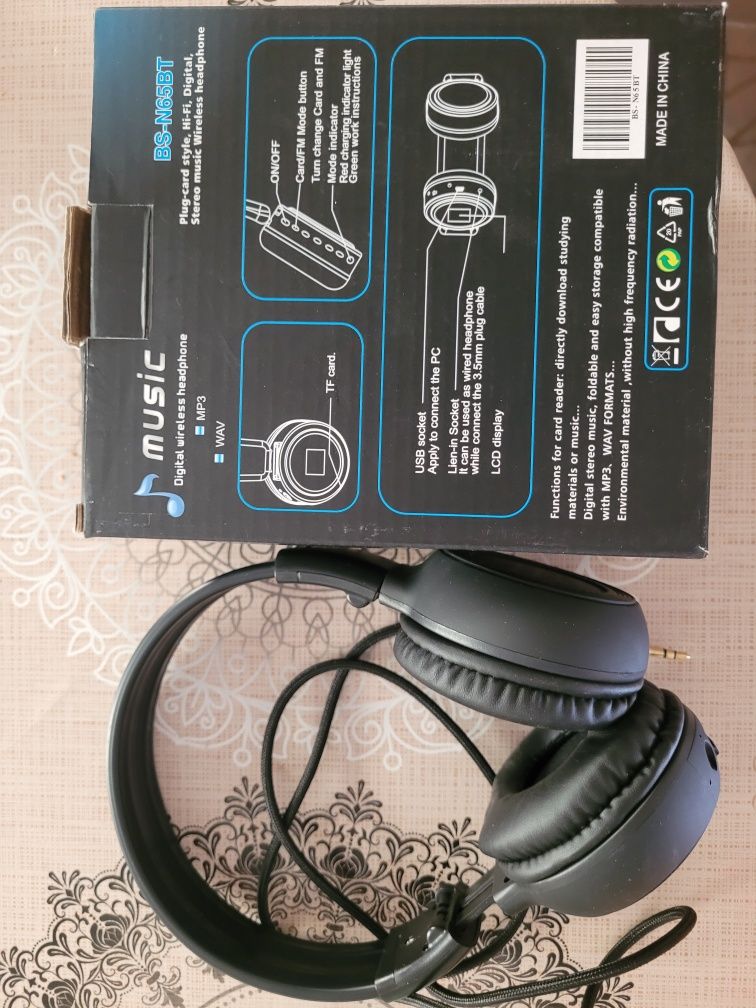 Безжични слушалки BS-N65BT