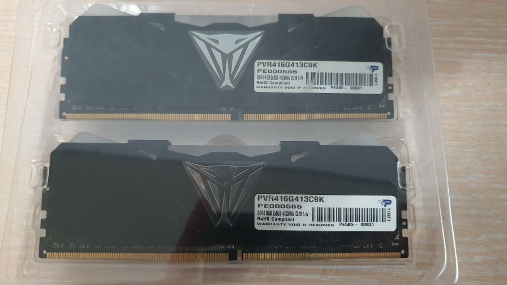 Ddr 4  2x8gb (16gb) 4133шина