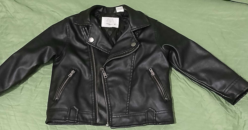 Geaca de piele Zara copii 2-4