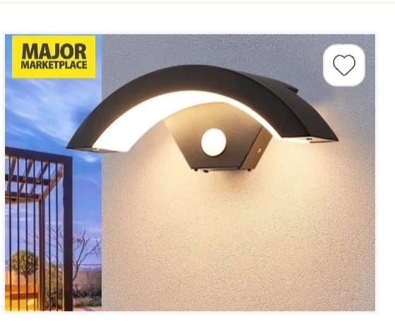 Lampa perete cu senzor de miscare
