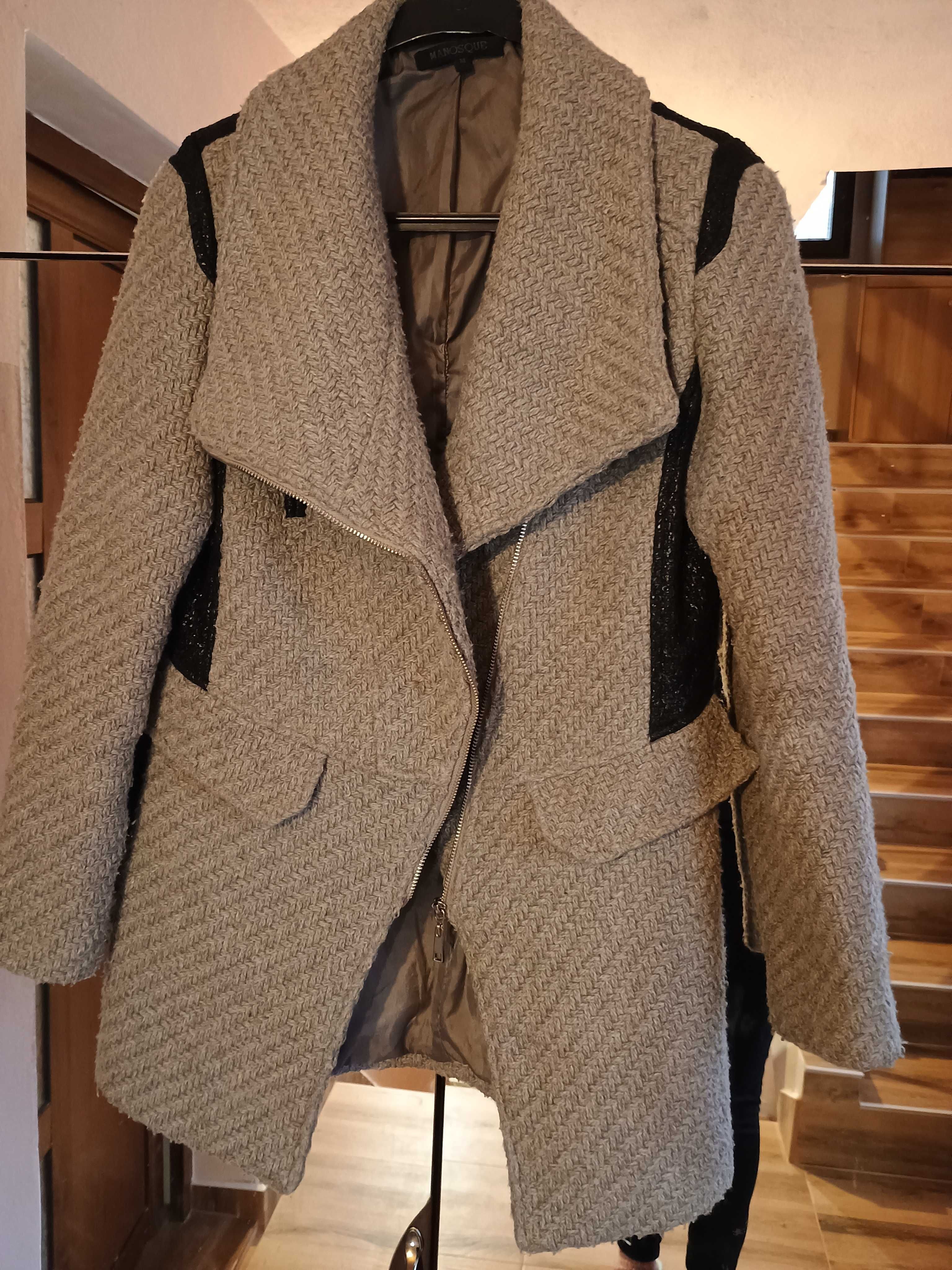Асиметрично палто, елегантно
