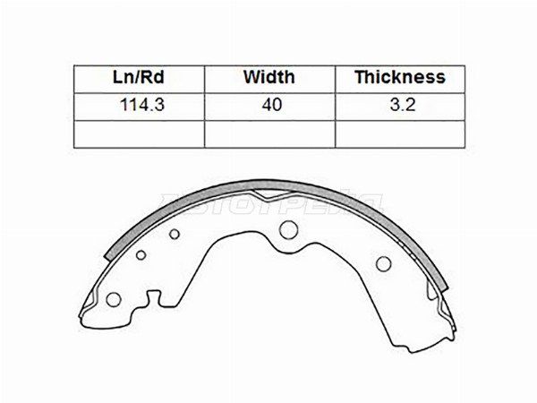 Колодки тормозные Nissan Ad