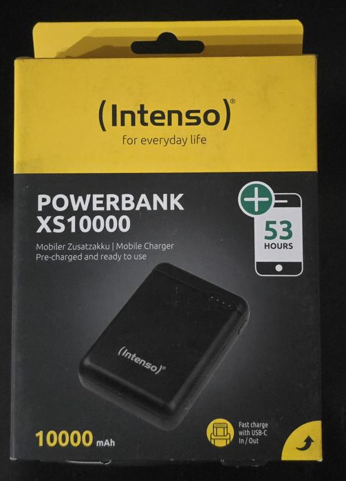 Външна преносима батерия powerbank intenso 10000 mAh
