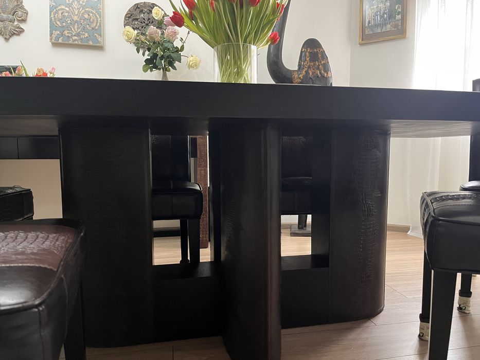 Masa dining, 6 scaune plus consola - The One