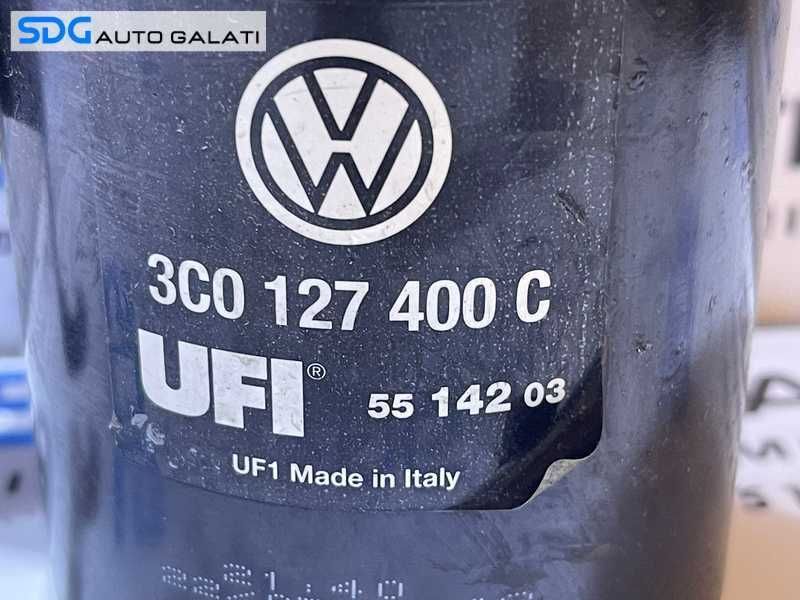 Corp Carcasa Suport Filtru Combustibil Motorina Seat Toledo 3 1.9 TDI BKC BLS BXE BJB 2005 - 2009 Cod 3C0127400C [S0171]