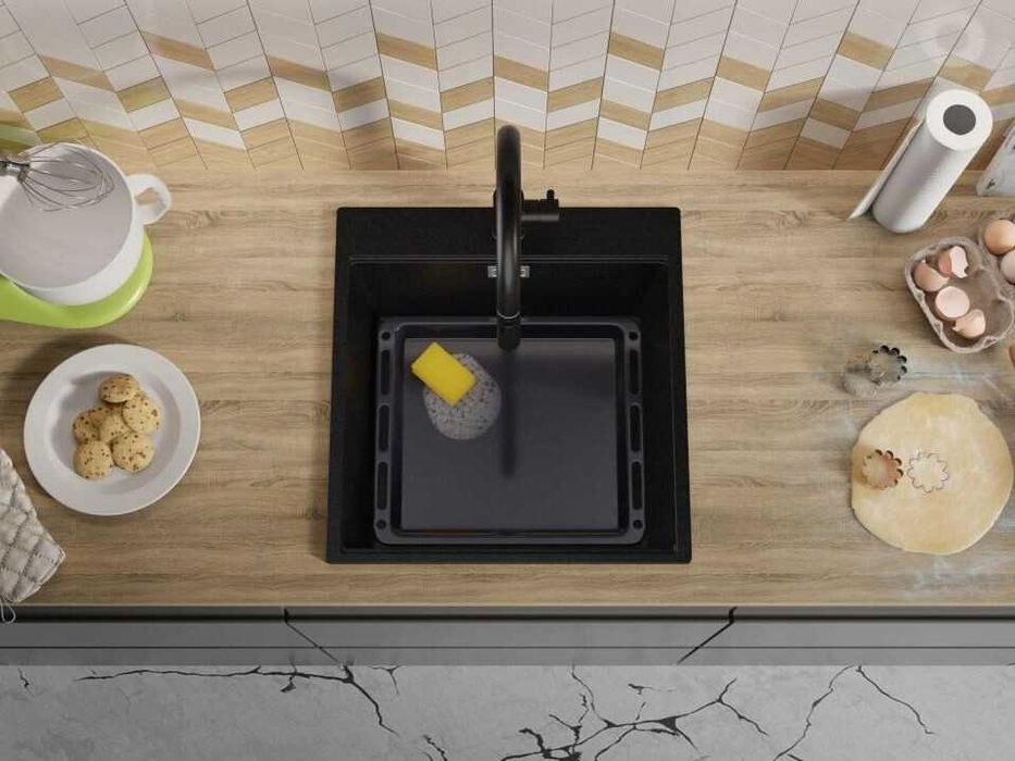 ПРОМО К-т КУХНЯ оферта топ кухненска гранитна мивка Осло 50 XXL Top