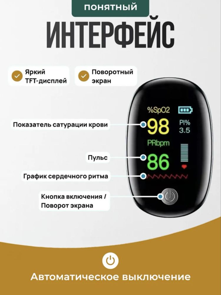 Пульсоксиметр на палец