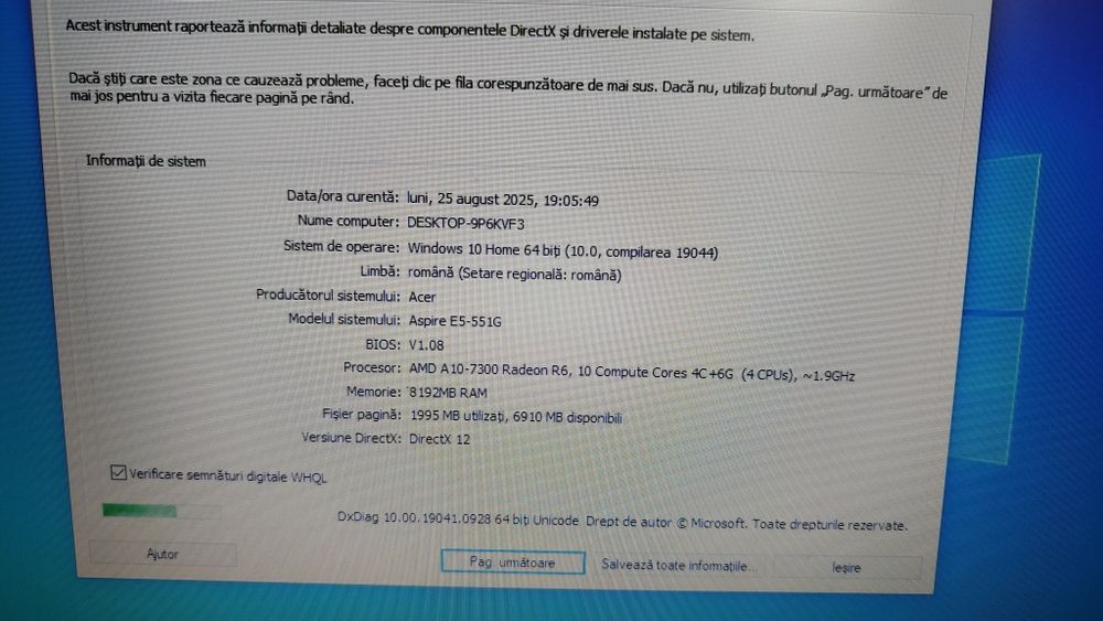 Acer Aspire E15 AMD A10