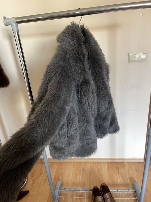 Палто еко косъм H&M