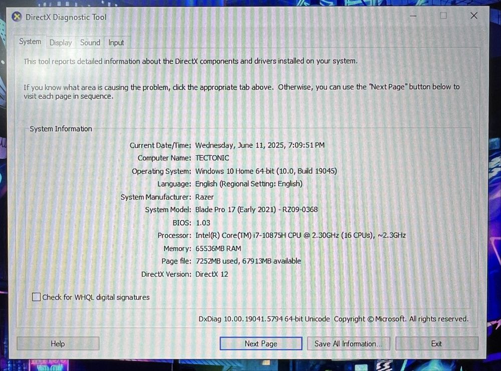Laptop gaming Razer Blade 17 Pro