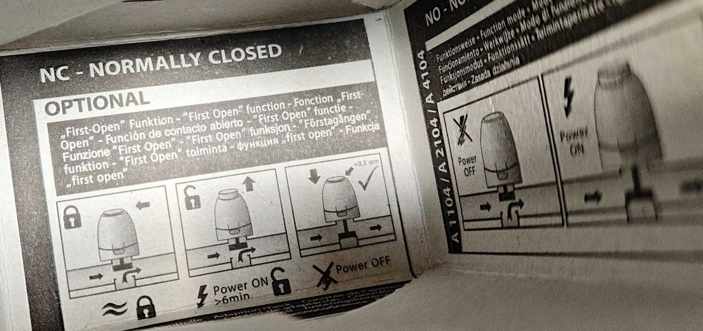 термични задвижки за подово и др. водни отопления