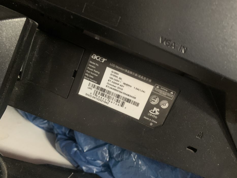 Monitor Acer 100 lei