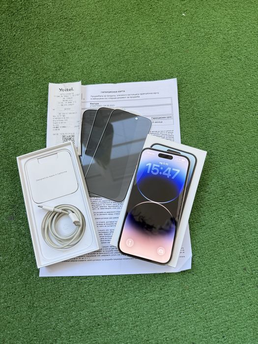 Iphone 14 pro 128 gb SILVER, с остатъчна гаранция до 24.06.2026 г.