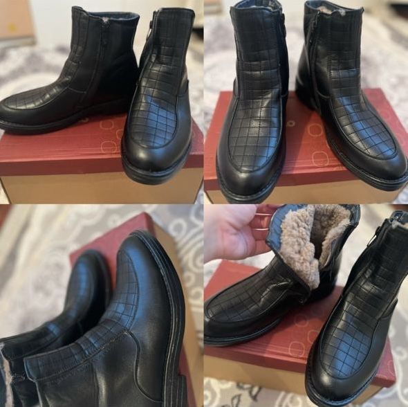 Два разные НОВЫЕ зимние сапоги с натуральным мехомна мальчику 36, 37 р