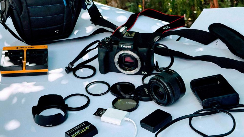 Camera Vlogging Canon EOS M50 Mark II, video 4k, 24.1 MP, Wi-Fi