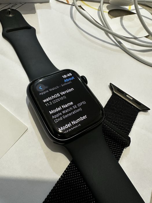 Apple Watch SE 2023, 44 mm, in garantie