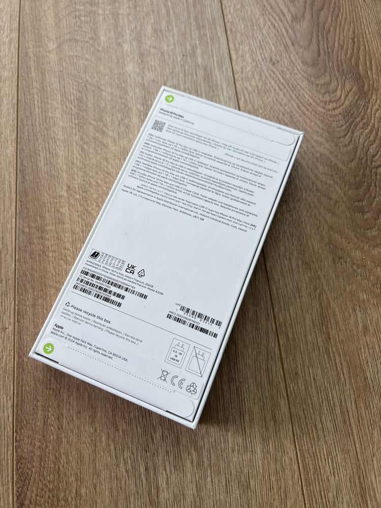 Запечатан! Iphone 16 PRO MAX 256gb Desert Titanium / НОВ!