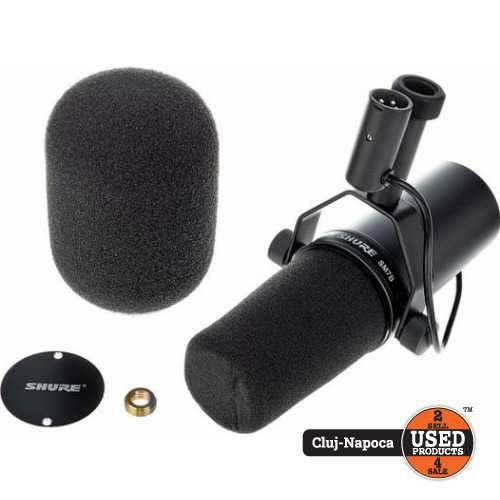 Microfon cu fir Condensator Shure SM7B, Cardioid | UsedProducts.ro