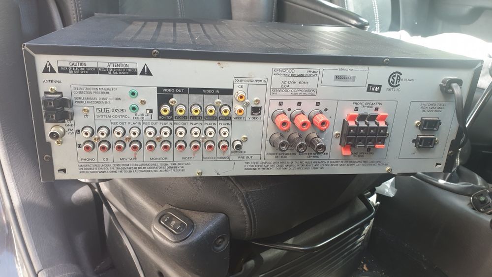 Kenwood ресивър VR-307 усилвател с цифрово радиоMade in Malaysia-130лв