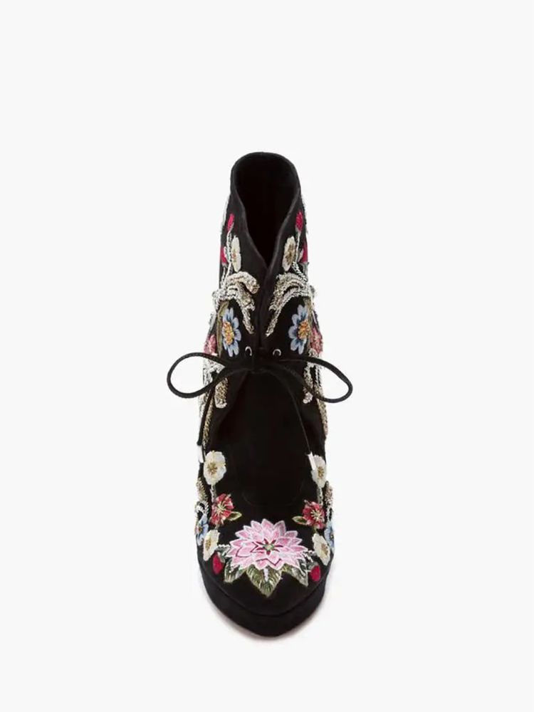 Alexander Mcqueen hand-paintet and emboirded shoes боти / обувки