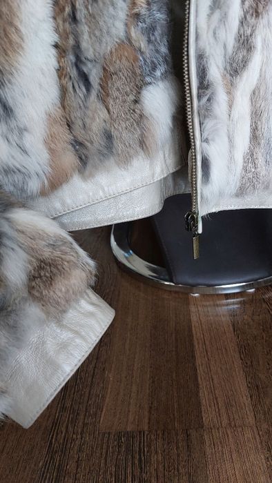 Яке от заешка кожа