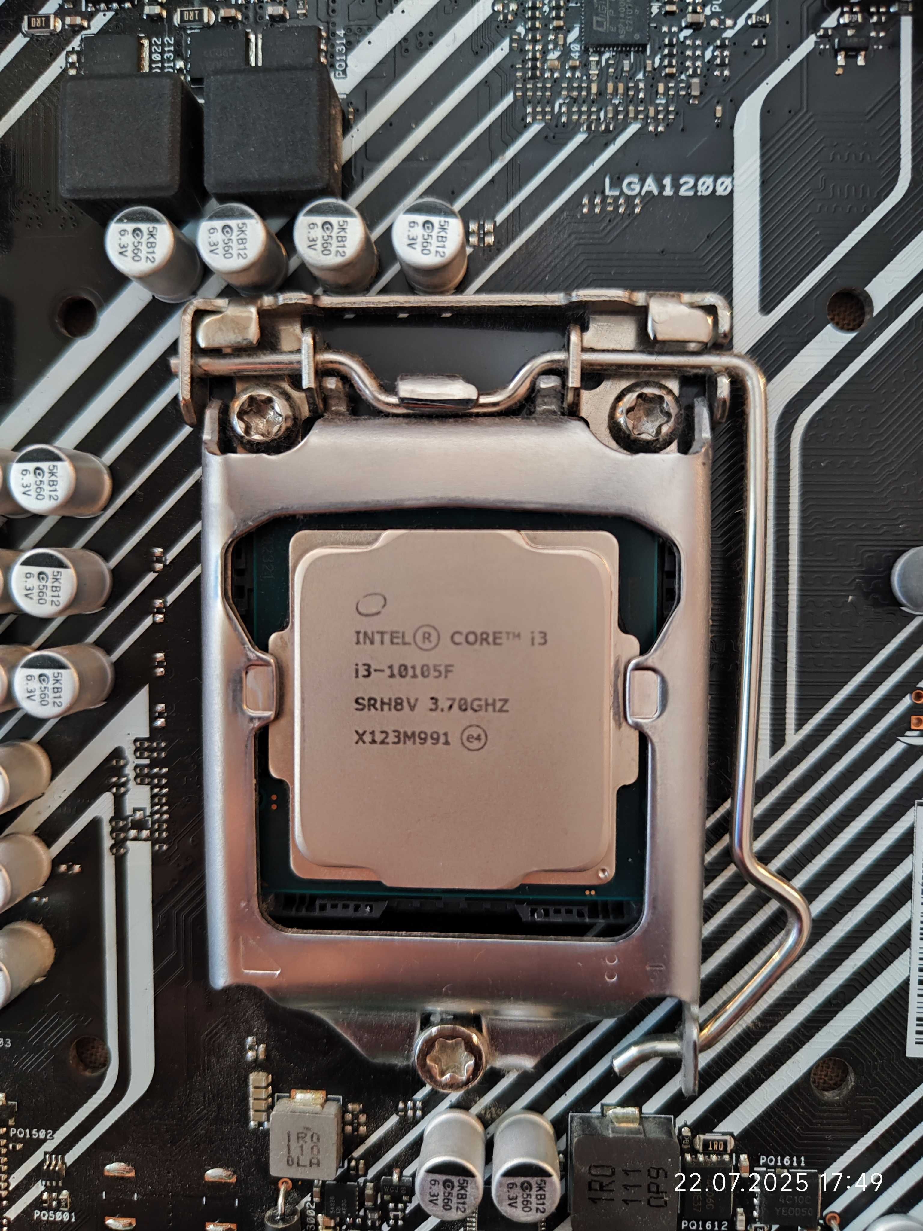 Комплект i3 10105f, Asus H510M - K, RAM 8GB DDR4 3200
