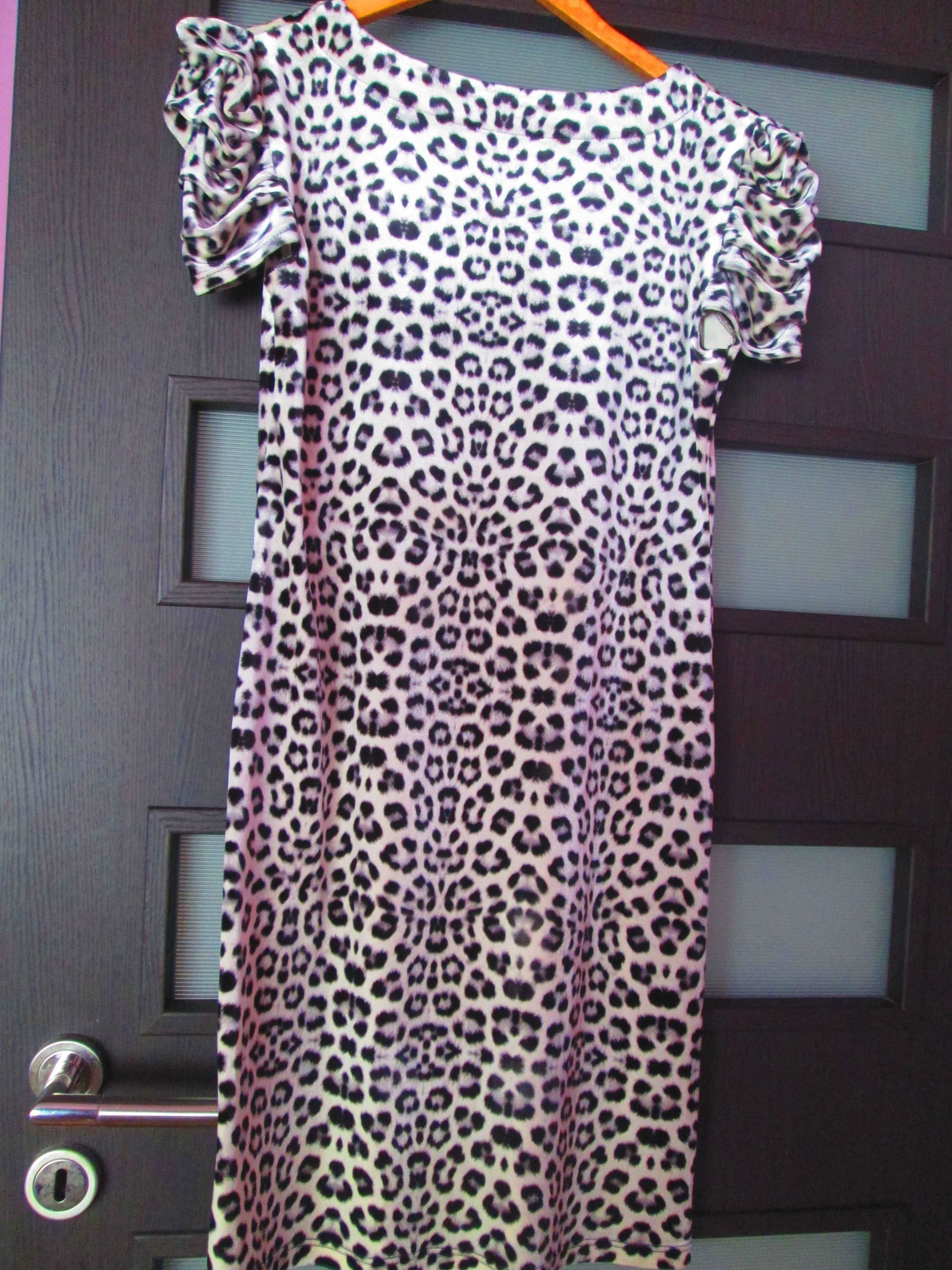 rochie eleganta animal print