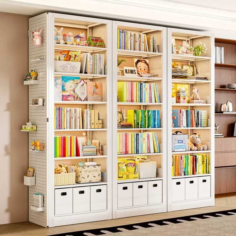 Книжный шкаф с откидной дверцей и защитой от пыли