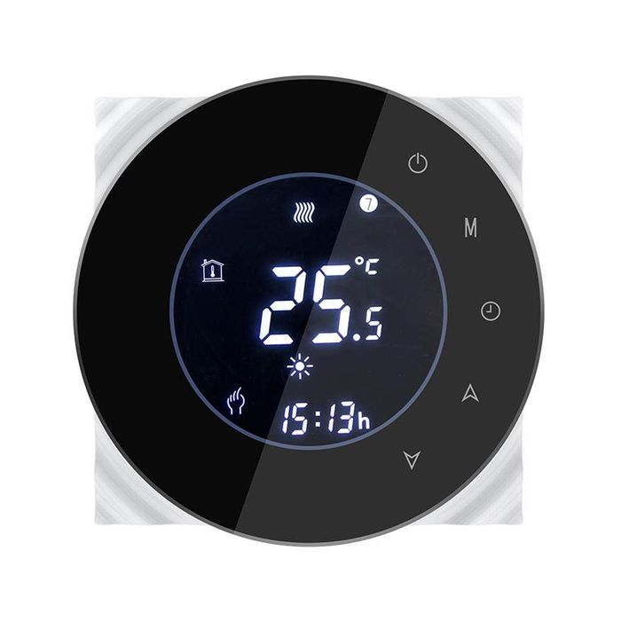 BHT-6000-GCLW Термостат за бойлер с подсветка/WIFI 3A/LCD екран/Alexa