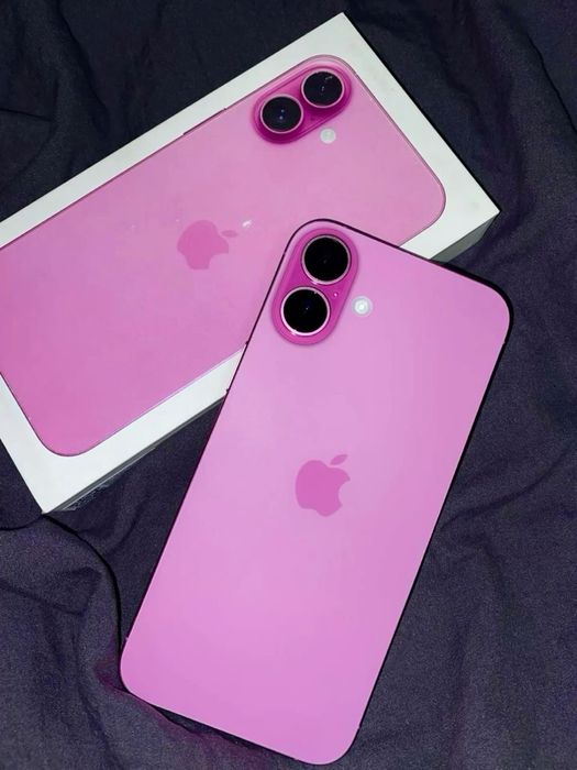 Iphone 16 в розом цвете на 256