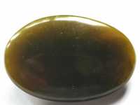 Broșă cu piatră semiprețioasă - jad verde