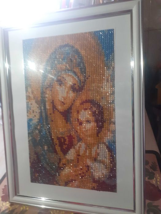 Pictura cu diamante lucrata manual 2 pe 30