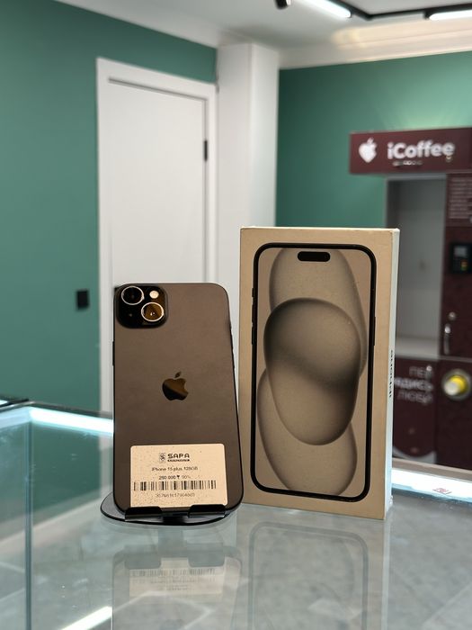 Айфон 15 плюс 128гб черный