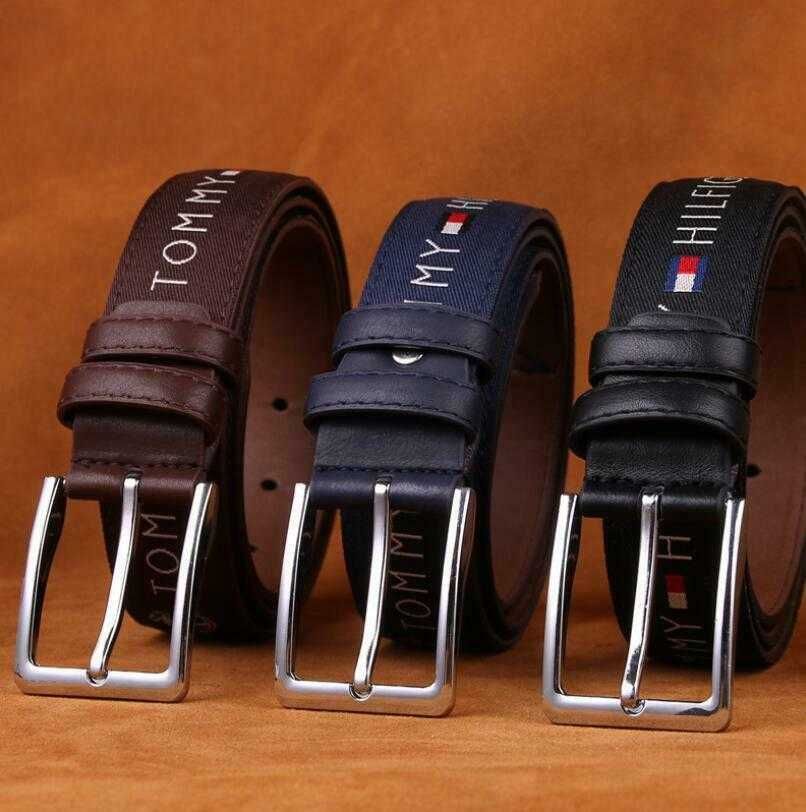Curea negru/maro Tommy Hilfiger. Marime M. Noua ambalata!